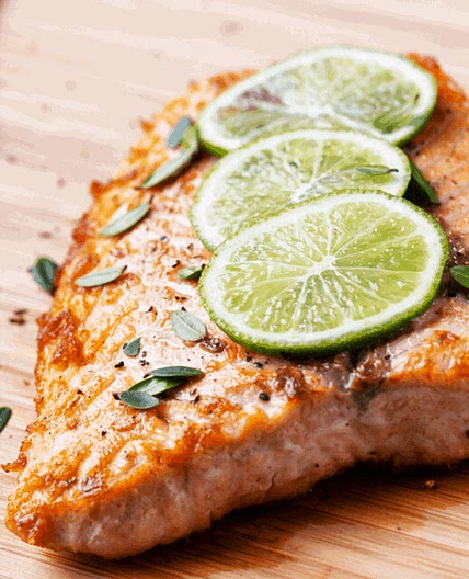 Air Fryer, Keto Garlic Butter Salmon