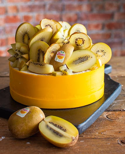 Zespri SunGold Kiwi No-Bake Cheesecake