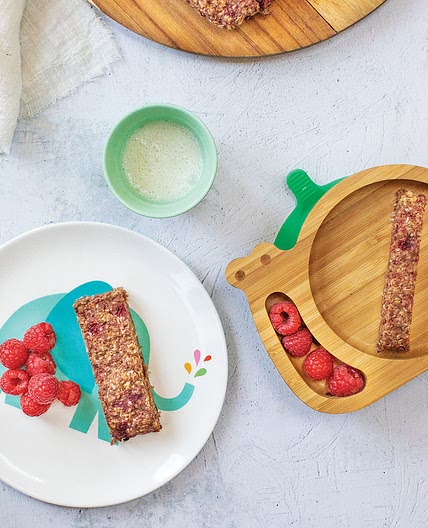 Porridge Fingers with Berries