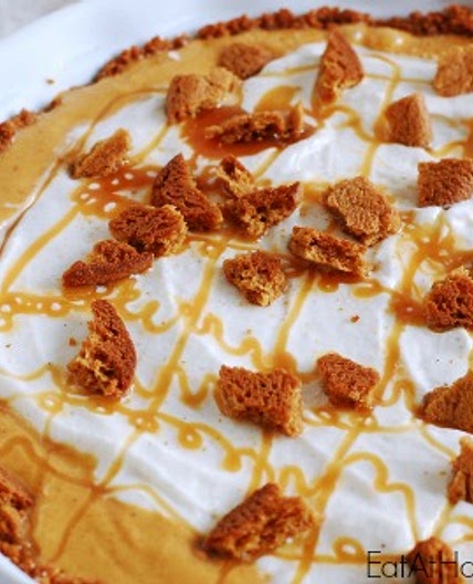 Pumpkin Cheesecake with Gingersnap Crust