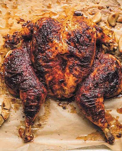 Flat Roasted Chicken with Smoked Paprika