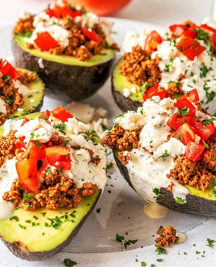 Stuffed Avocado Tacos