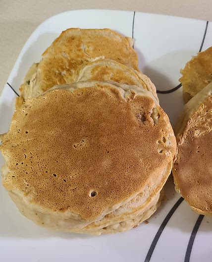 Whole Wheat Banana Pancakes