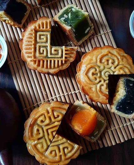 Mooncake Recipe (White Lotus, Red Bean, Mixed Nut & Green Tea Fillings)