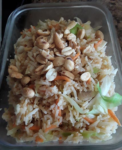 Spicy thai chicken salad