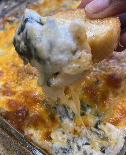 Hot Spinach and Crab Dip