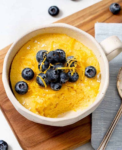 Keto Lemon Mug Cake