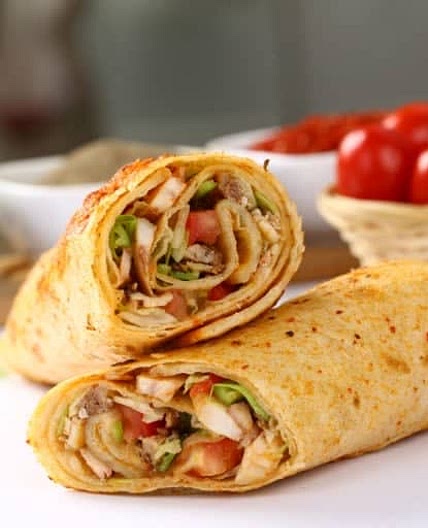 10 Minute Tuna Wrap