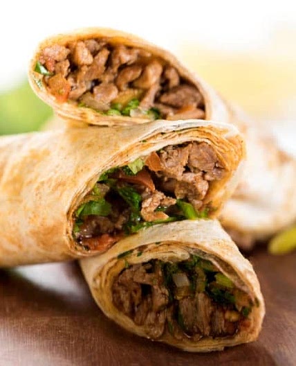 Saucy Beef Wrap