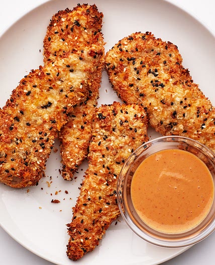 Air Fryer Sesame-Coconut Chicken Tenders