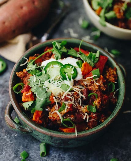 Sweet Potato Turkey Chili