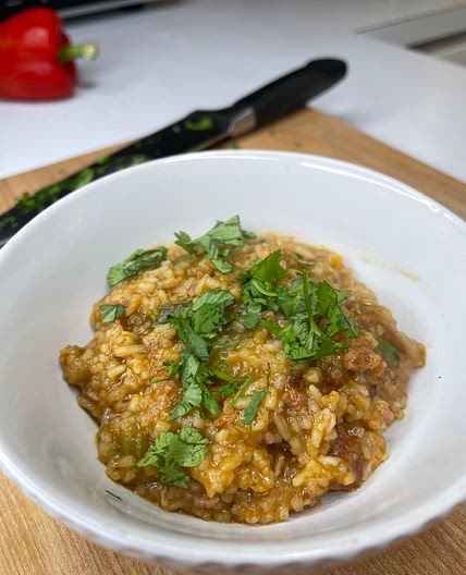 Bacon and Chorizo Jumbalaya