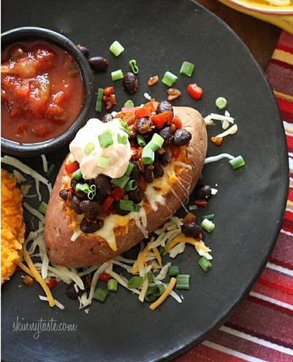 Loaded Sweet Potatoes