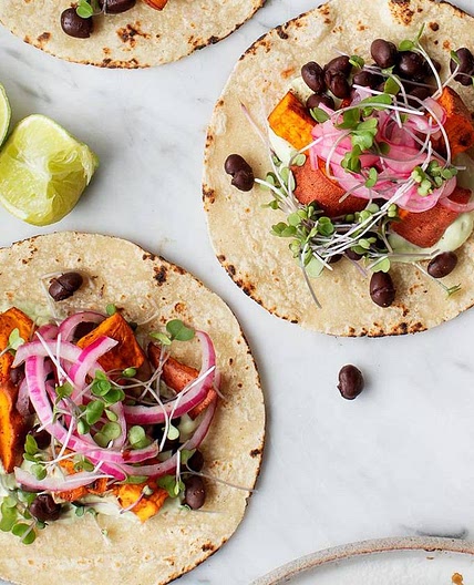 Avocado Sweet Potato Tacos