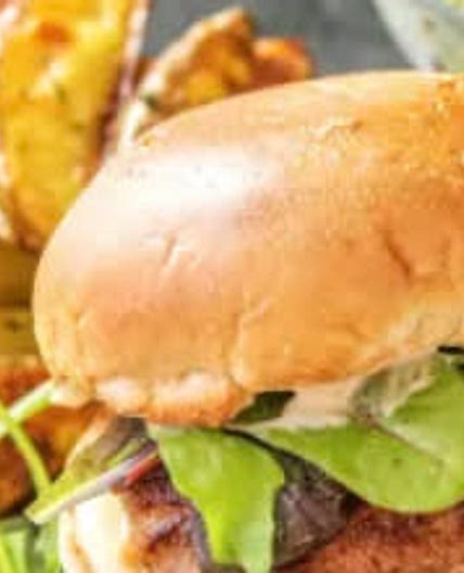 Juicy Apple Pork Burger 