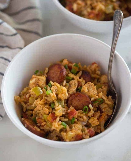 Instant Pot Chicken and Sausage Jambalaya