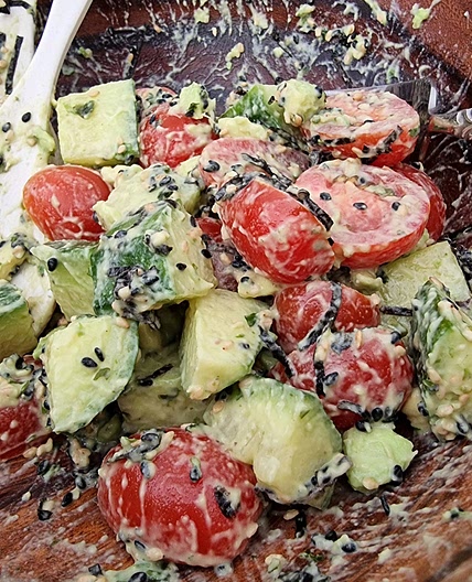 Avo sesame salad