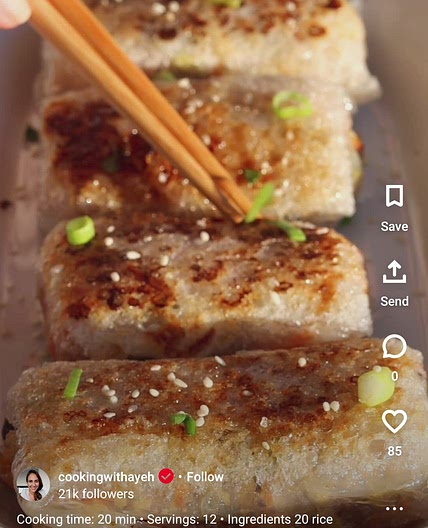 Rice paper dumplings