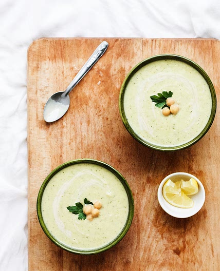 Broccoli Chickpea Soup with Turmeric + Tahini — Ruby Josephine