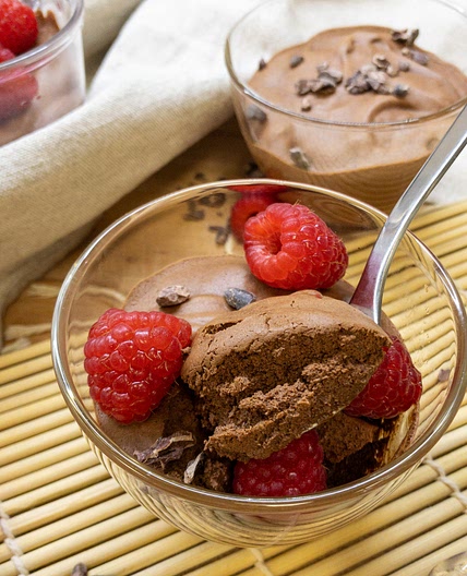 Aquafaba Chocolate Mousse