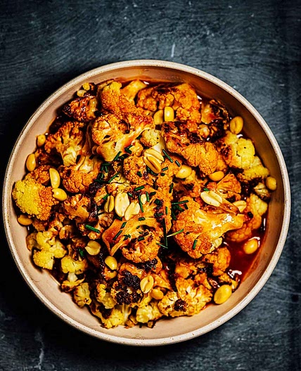 Crispy Cauliflower with Gochujang