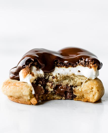 Crumbl-inspired S'more Chocolate Chip Cookies