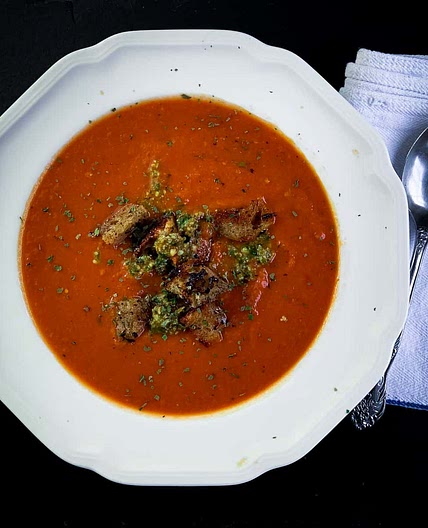 Homemade Tomato Soup (Panera's CopyCat; Instant Pot friendly)