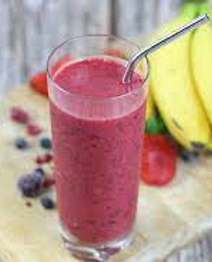 Summer Fruits Banana Smoothie