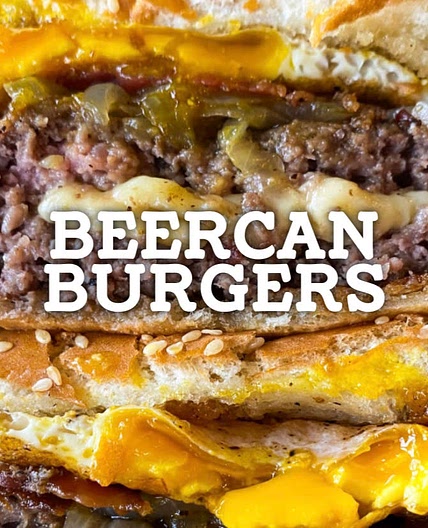 Beer Can Burgers Cookout