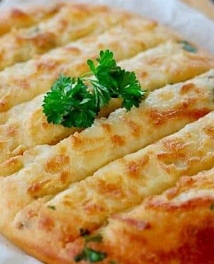 Cheesy Keto Garlic Bread - Keto Recipes