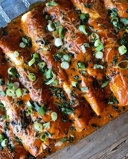 Chipotle Turkey Enchiladas