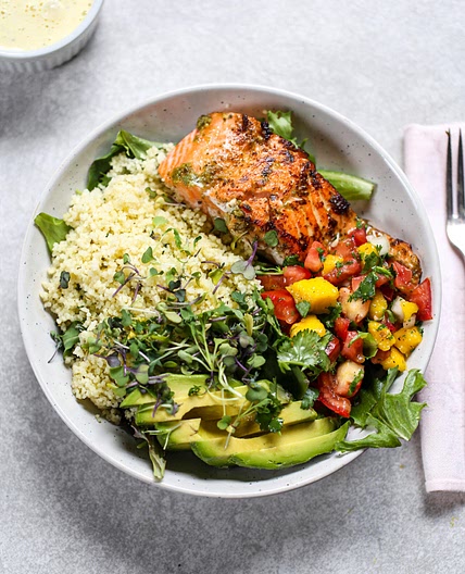 Salmon and Couscous Bowl