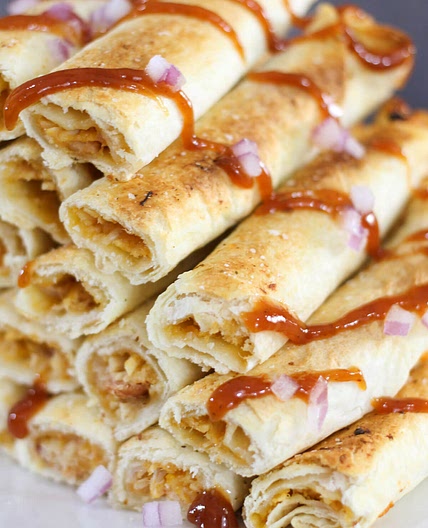 BBQ Chicken Taquitos