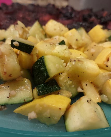 Sauteéd Zucchini and Yellow Squash