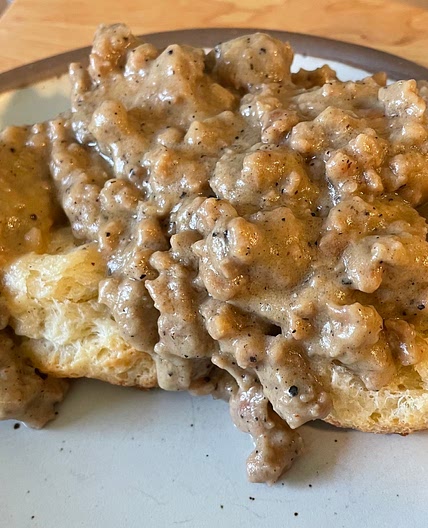 Vegan sausage gravy