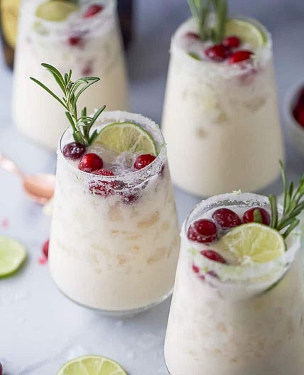 Easy White Christmas Margarita Pitcher Recipe