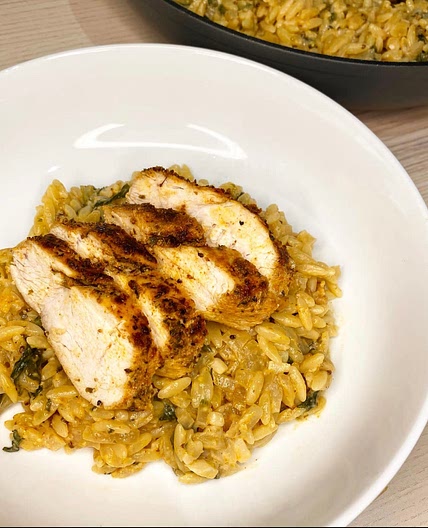 One Pan Chicken Orzo