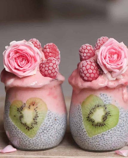 Detox smoothie and Chia Pudding Jar Recipe
