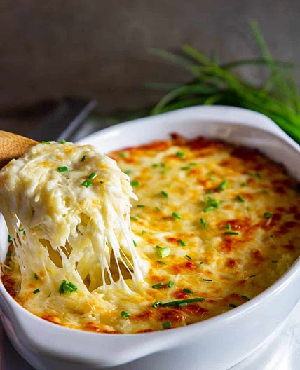 Cheesy Baked Orzo