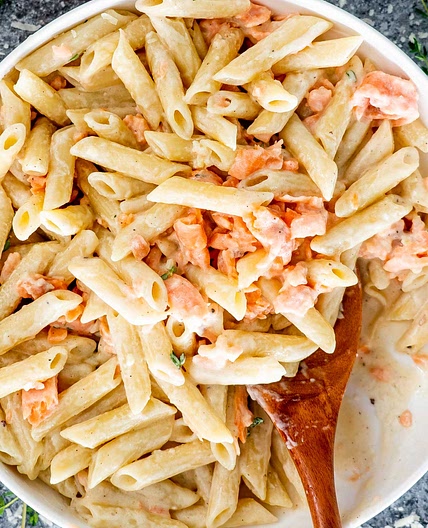 Salmon Alfredo