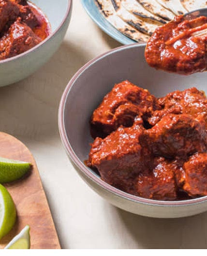 Braised New Mexico-Style Pork in Red Chile Sauce (Carne Adovada)