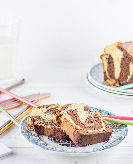 Gâteau marbré façon savane