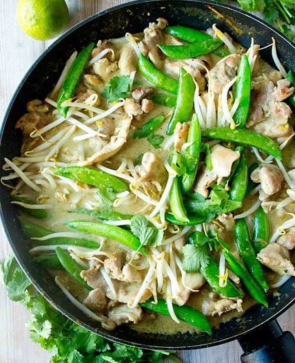 Chicken Green Curry Recipe (Thai)