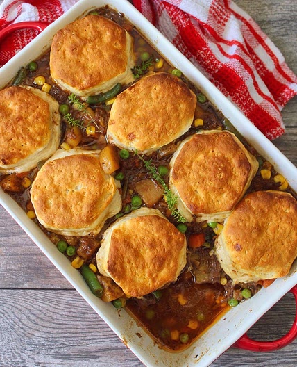 Beef and Biscuit Casserole
