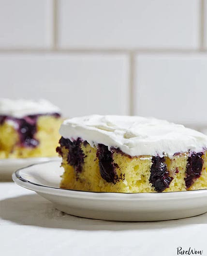 Blueberry “Poke” Box Cake