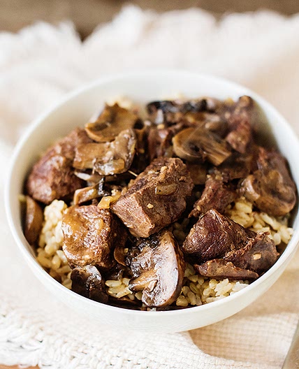 Instant Pot Venison Tips in Mushroom Gravy (Gluten Free)