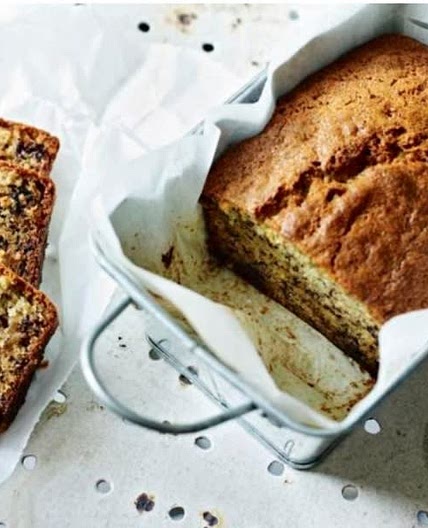 Banana bread loaf cake