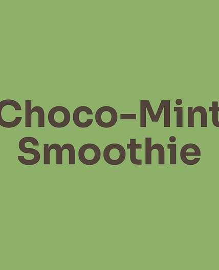 Choco-Mint Smoothie