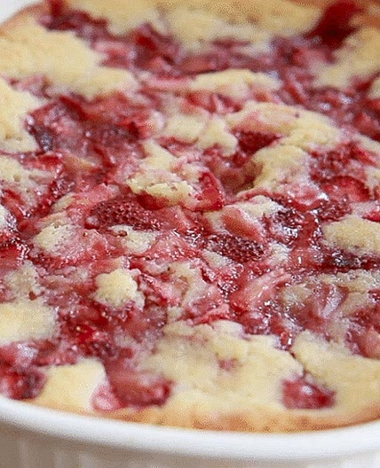 Fresh Strawberry Cobbler