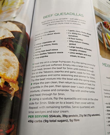 Beef quesadillas